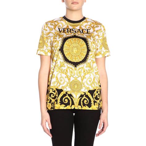 tee shirt versace prix|Versace tee shirts women.